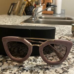 PRADA rose pink sunglasses